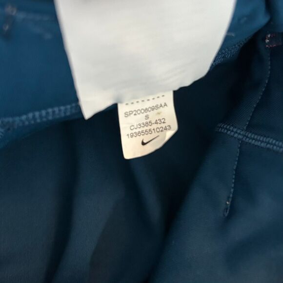 EUC Nike One Luxe Icon Clash Valerian Blue 7/8 Dri-FIT Training Leggings Small - Picture 12 of 16